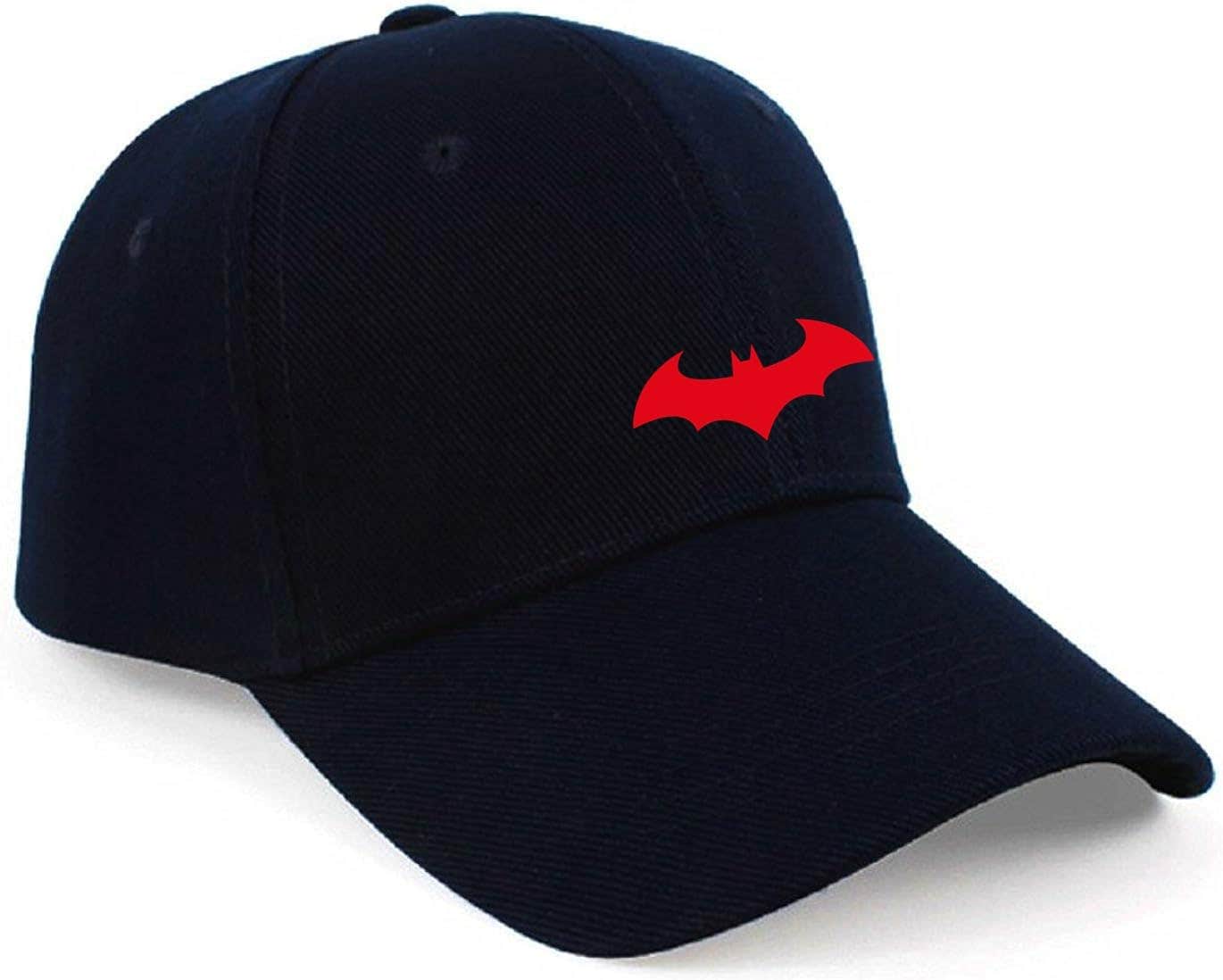 Batman Design Polyester Cap, One Size - Black
