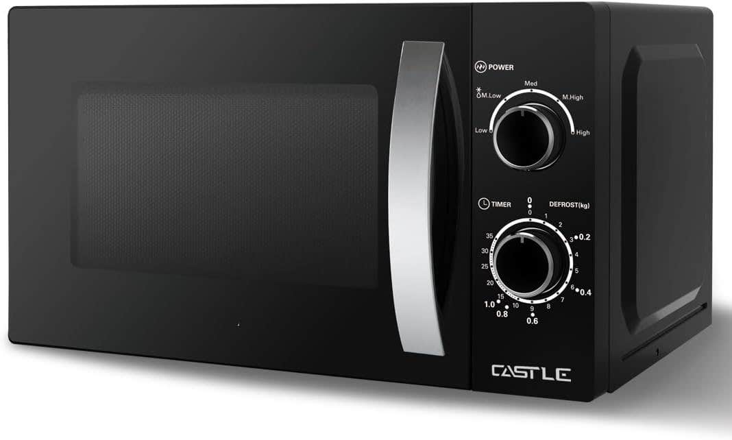 Castle Mw7020 Microwave, 20 Liter, 700 Watt - Black