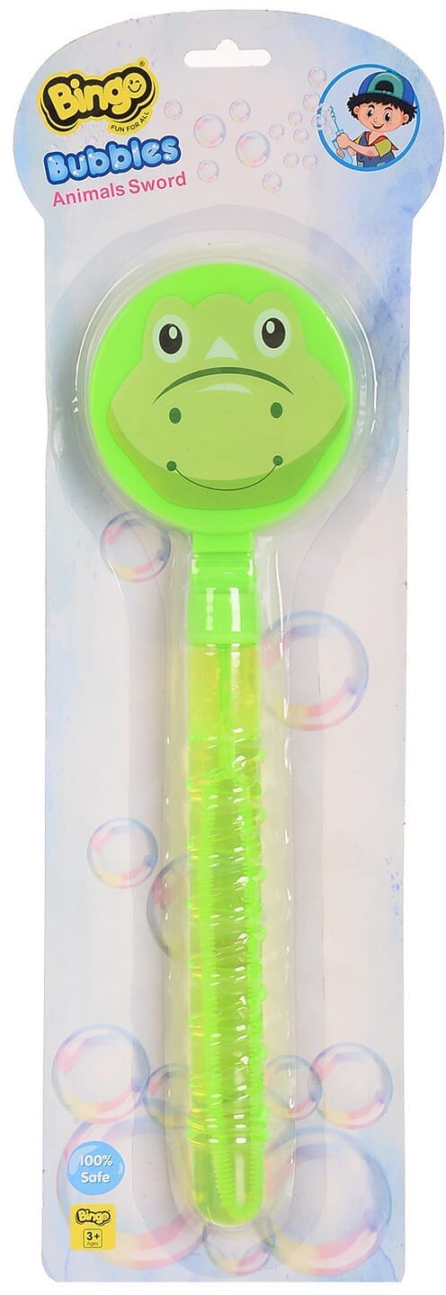 Bingo Soap Toy Plastic to Making Bubbles for Kids - Green