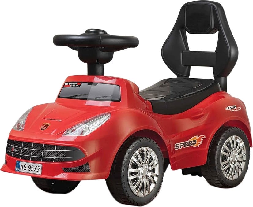 Ride-on car for children, plastic - Red