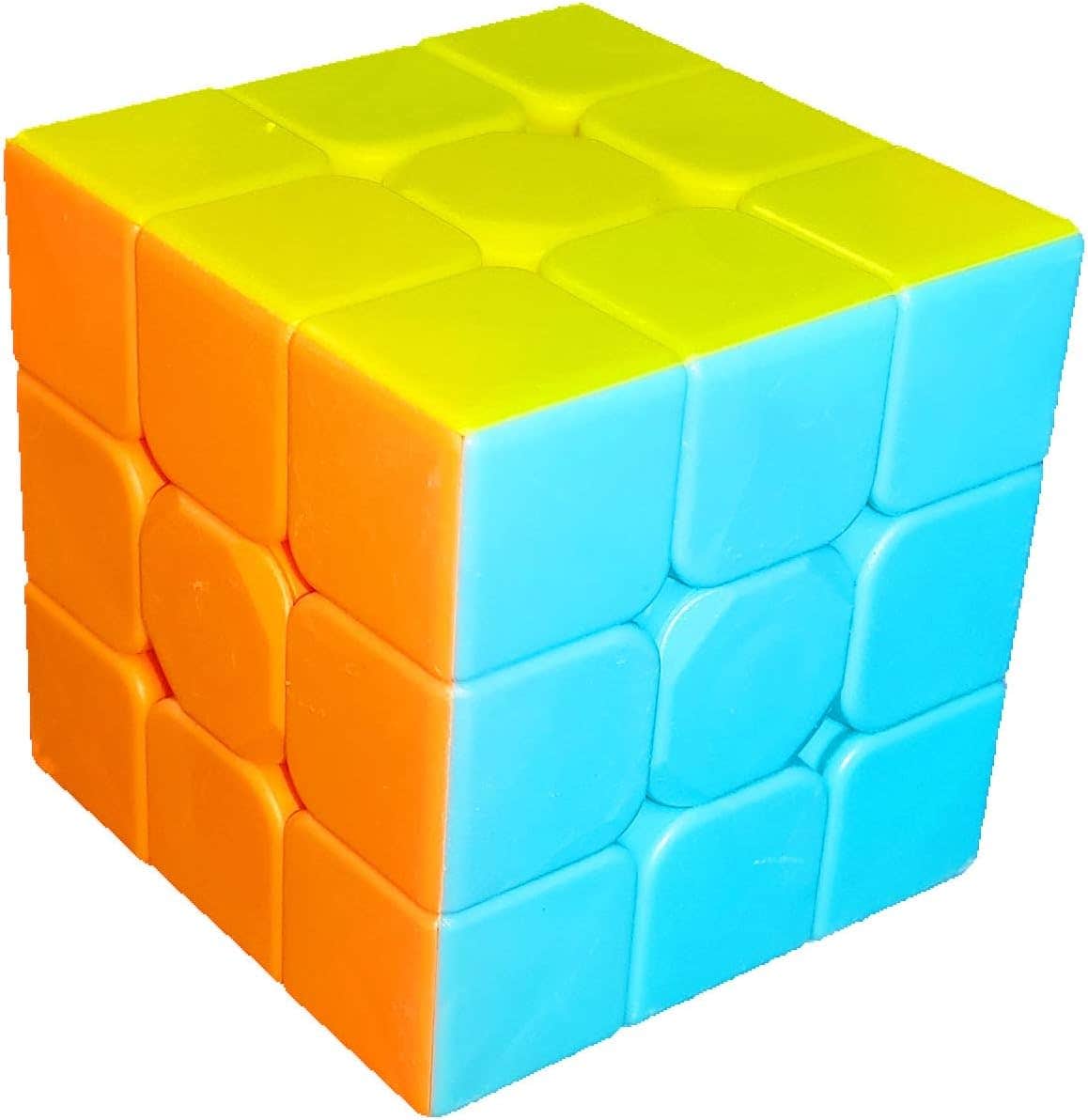Twister.Ck Magnetic Design Plastic Speed Cube 3x3 - Multicolor