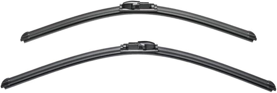 Natural Rubber Wiper Blades for Honda Civic S620 2006-2008, 22/26 Inch - Black