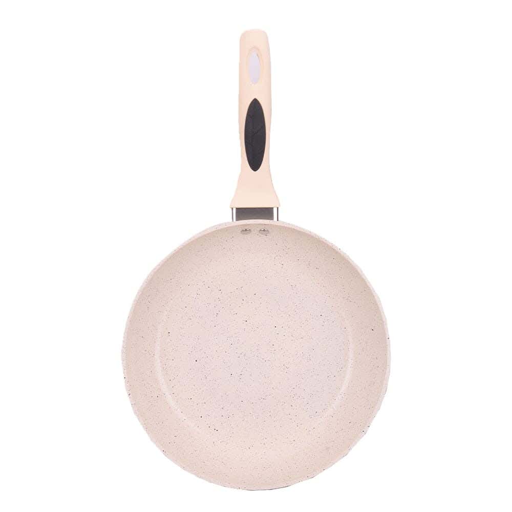 Granite frying pan, 20 cm - Beige