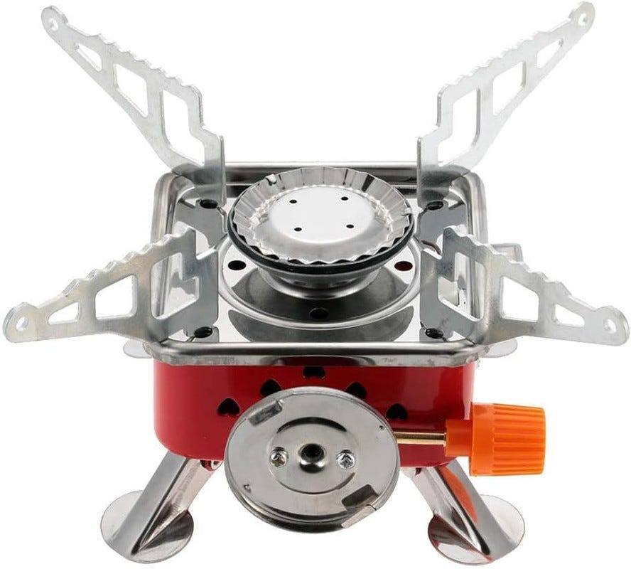 Folding Gas Stove, 11.4 X 11.4 X 9.8 Cm - Multicolor