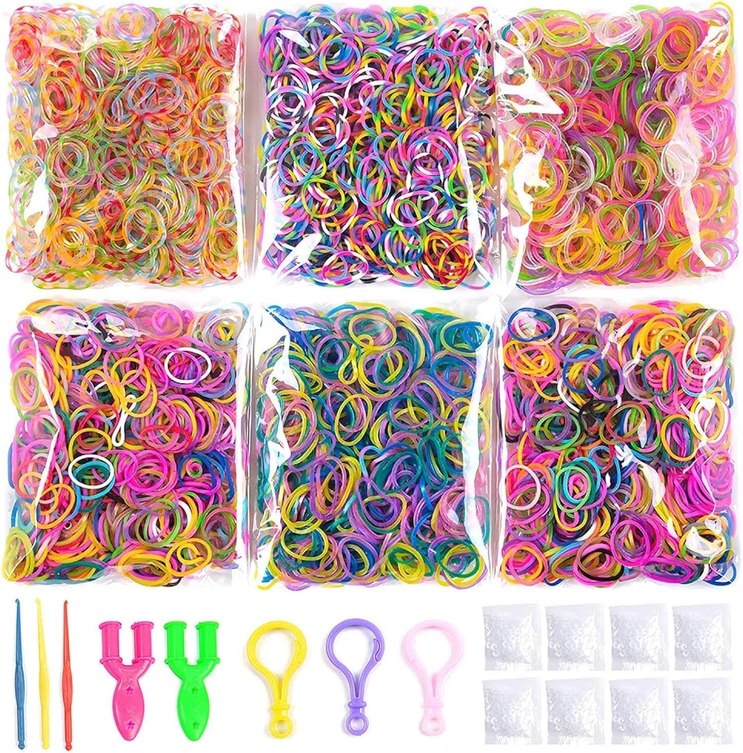 Cbl Loom Bands Kit, 3700+ Pieces - Multicolor