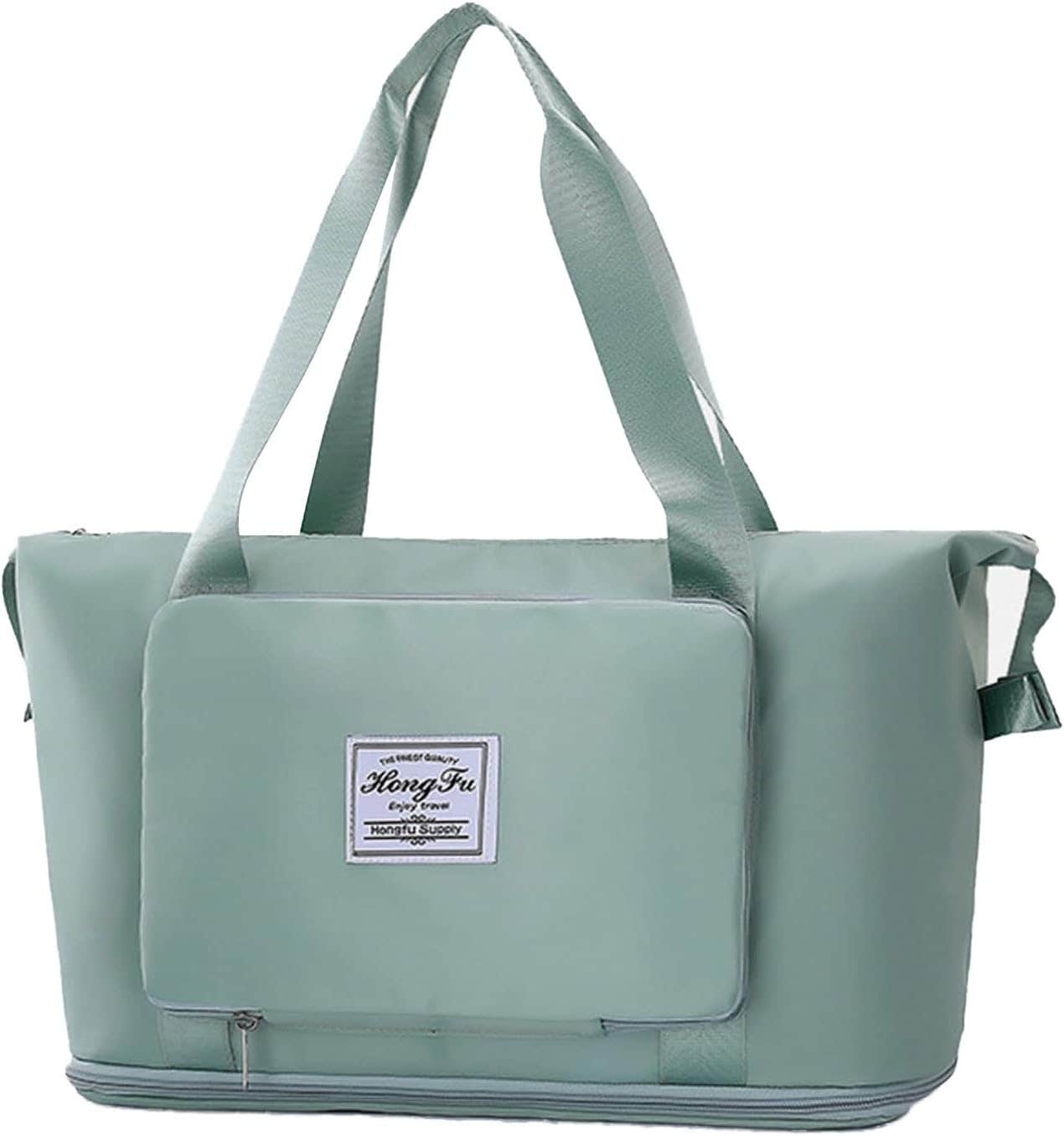Yifrzour Wet Compartment Travel Duffel Bag - Green