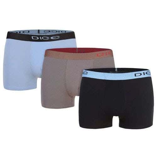 Dice Cotton Boys Boxer Set, 2-3 Years, 3 Pieces - Multicolor
