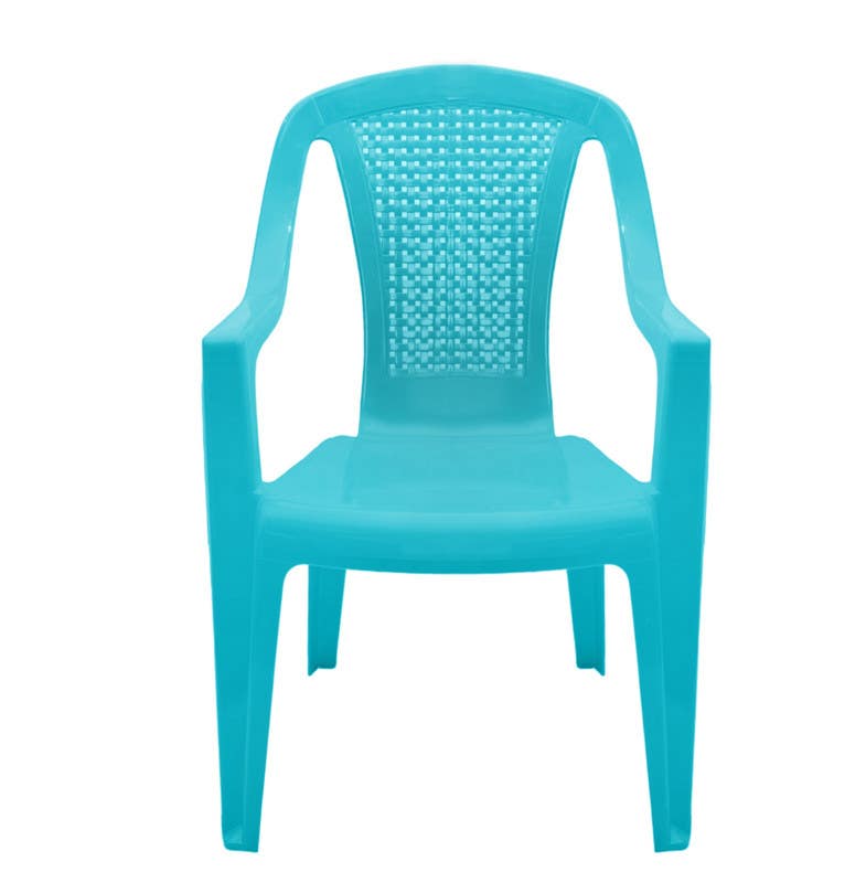 Plastic Chair, 88×57×88×54.5 - Turquoise