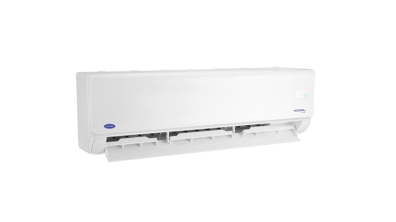 Carrier 53QHEFT12DN8-708F X-Cool Air Conditioner, 1.5 HP, Cool & Heat, Inverter - White