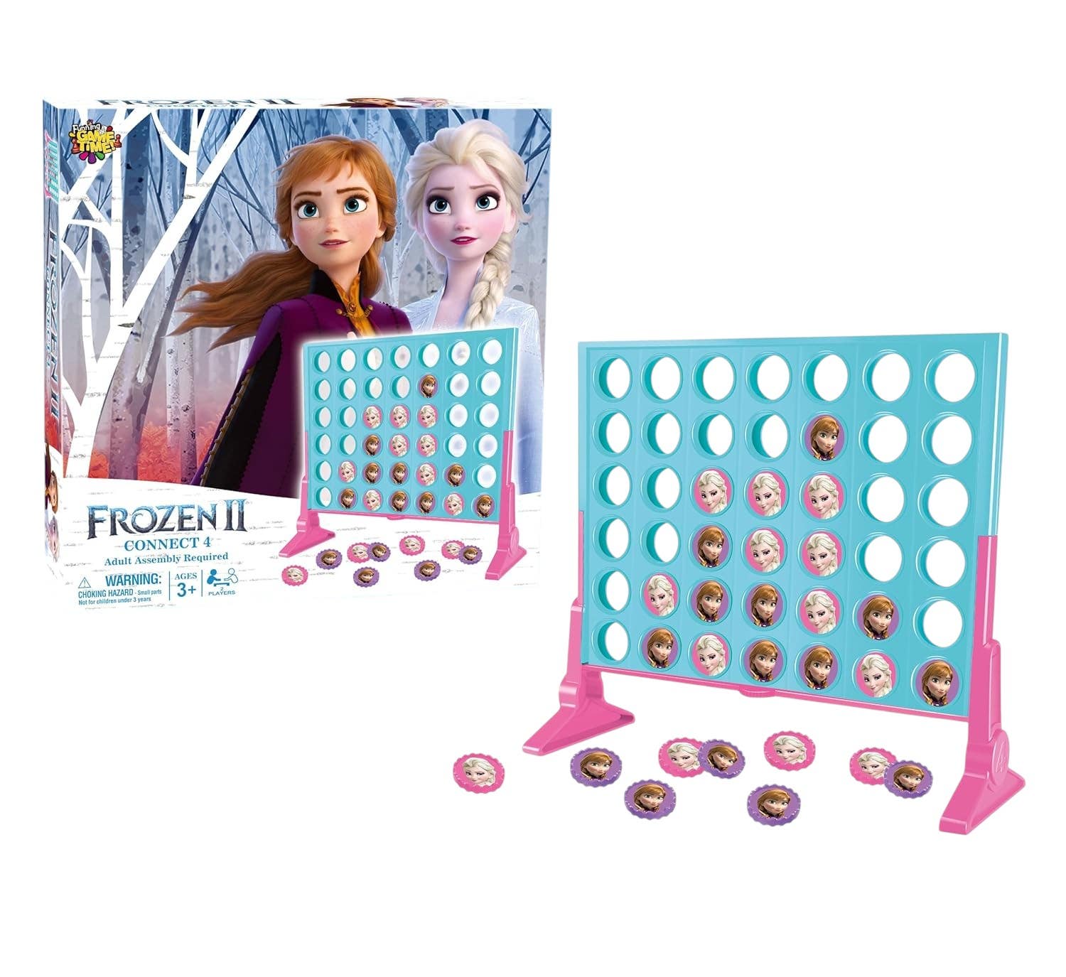 Plastic Connect Four Game, Medium - Multicolor