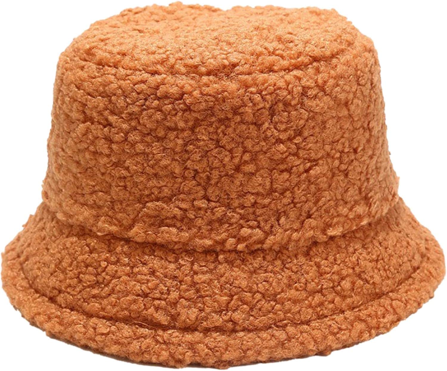 Cozyan Women'S Plush Fishing Hat - Orange