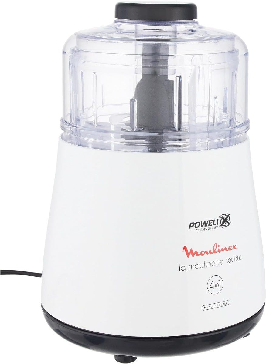 Moulinex  DPA141 Moulinette Chopper - 1000 Watt - White