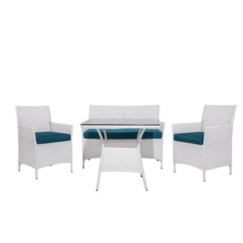 Garden Set 4 Pieces - White