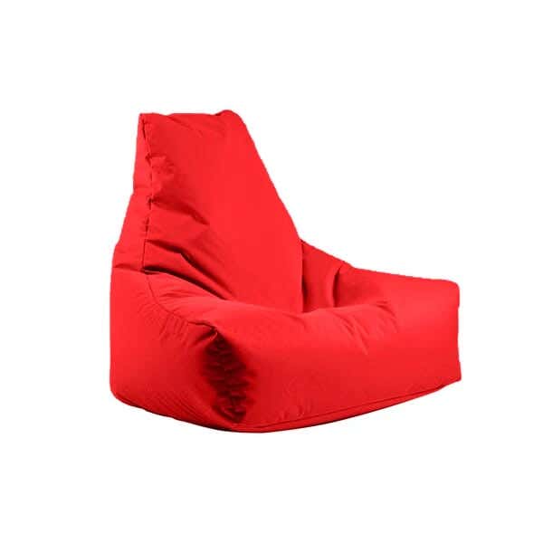 Jaguar chair bean bag, Sabia material, 60 x 70 x 75 cm - red
