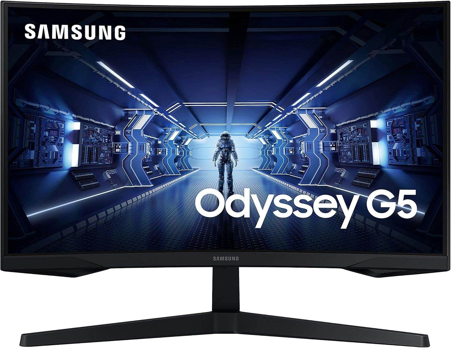 Samsung Monitor Odyssey, LS27CG552EMXEG, QHD, 27 Inch, 165 HZ, Curve - Black