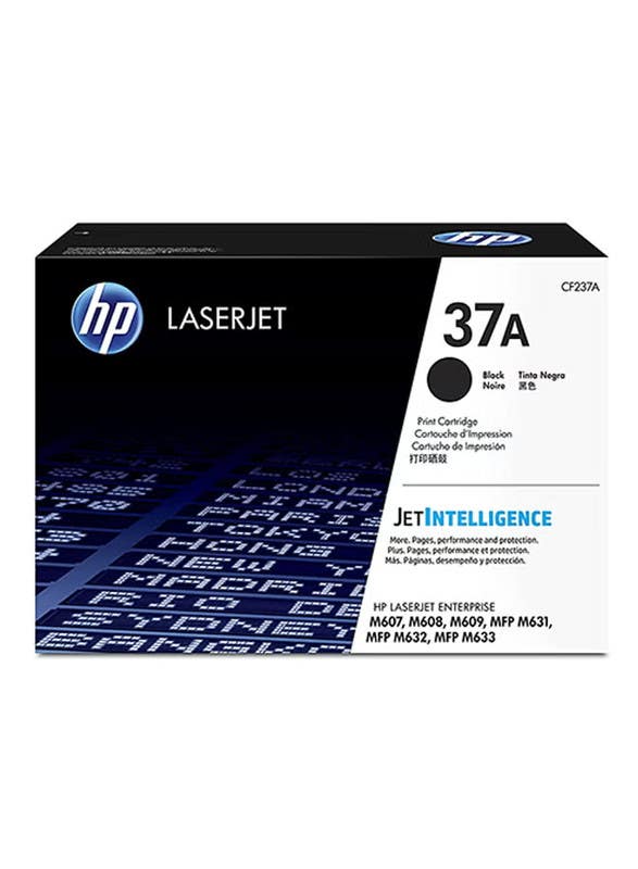 HP LaserJet Toner Cartridge, 37A, CF237A - Black
