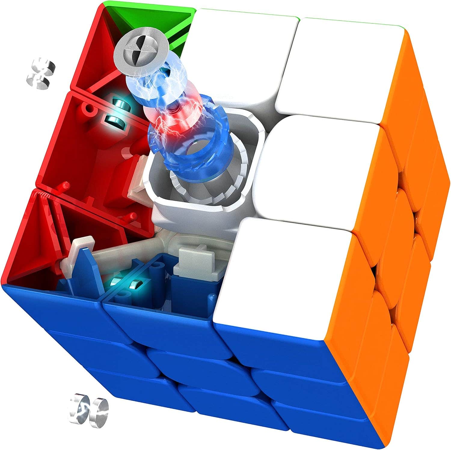 Cubershop Magnetic Design Plastic Speed Cube 3x3 - Multicolor