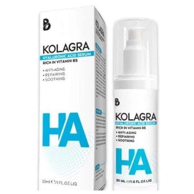 Kolagra Hyaluronic Acid Serum Rich In Vitamin E & B5 30Ml