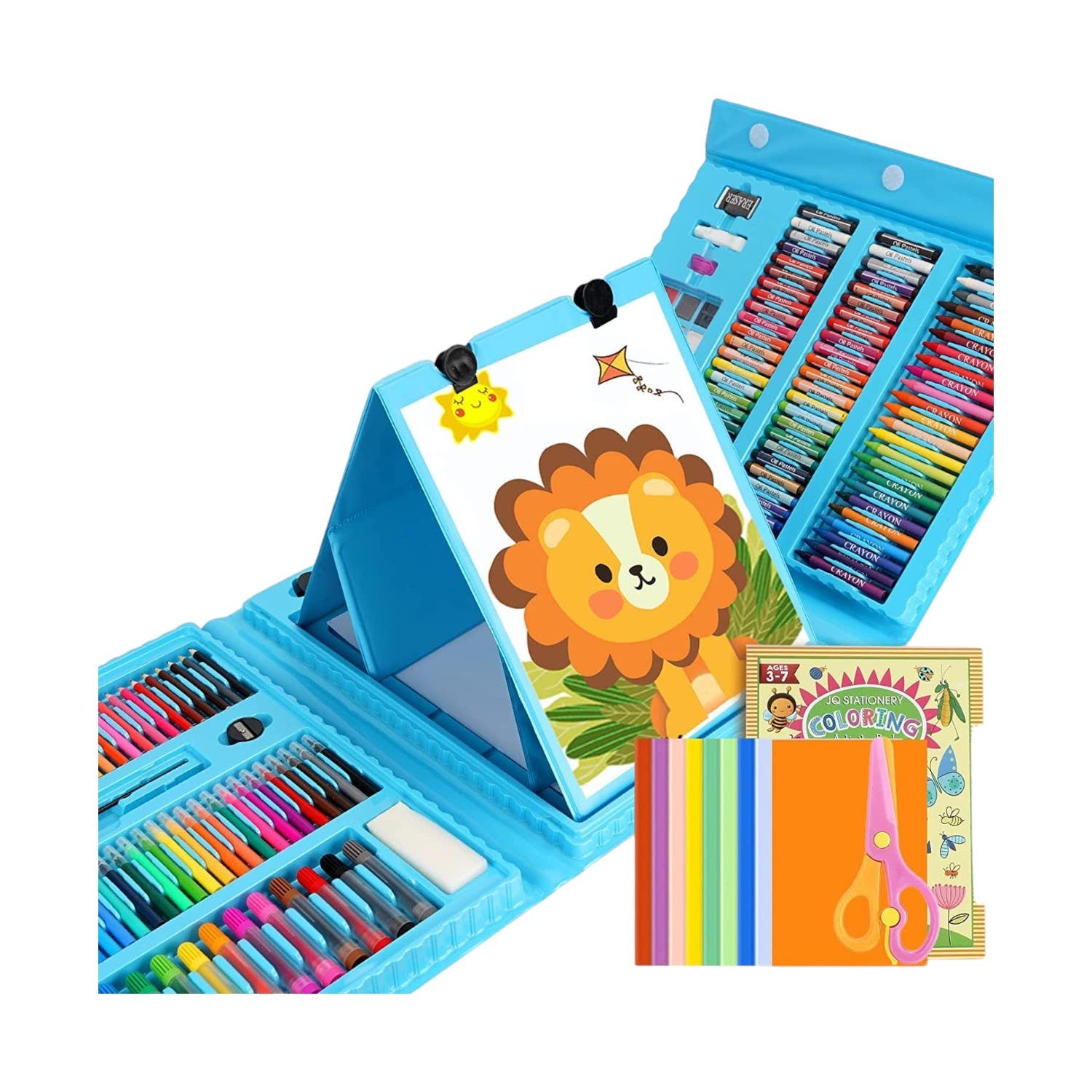 Okiki Art Supplies, 208 Pieces - Multicolor
