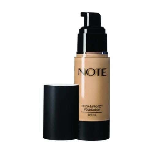 Note Women's Foundation, 35 ml, Detox & Protect with SPF 15, 08 Sunny