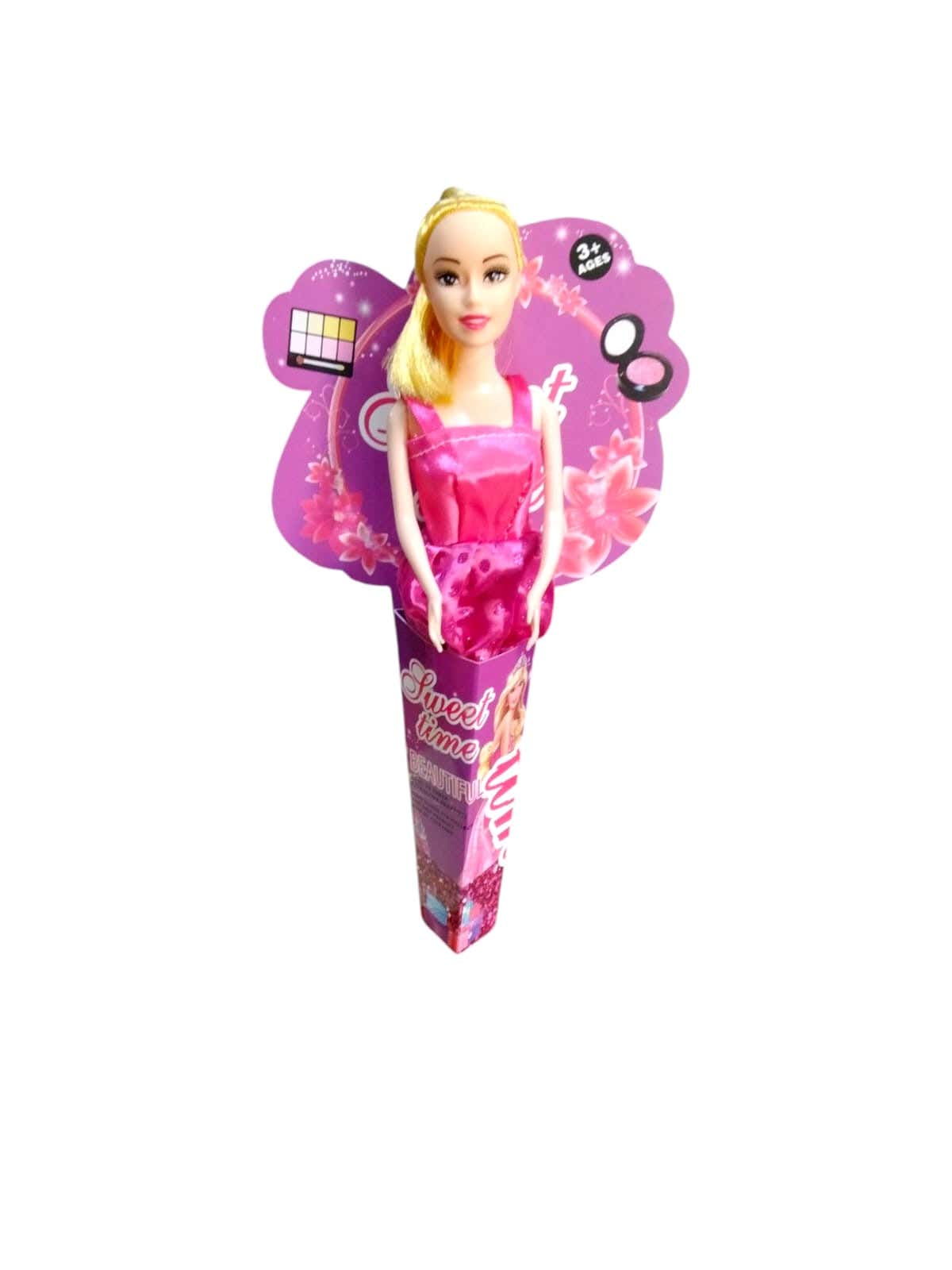 Alsafwa T-335-1 Doll Toy for Girls - Pink