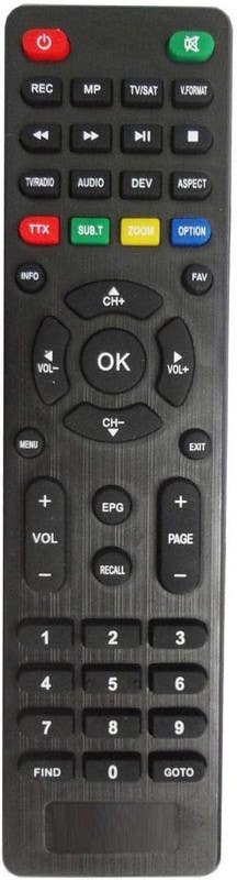 Remote Control, Compatible With pan9090 - Black