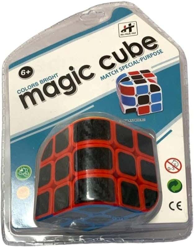 Alsafwa W26-1 Magic Rubik's Puzzle Cube - Black Red