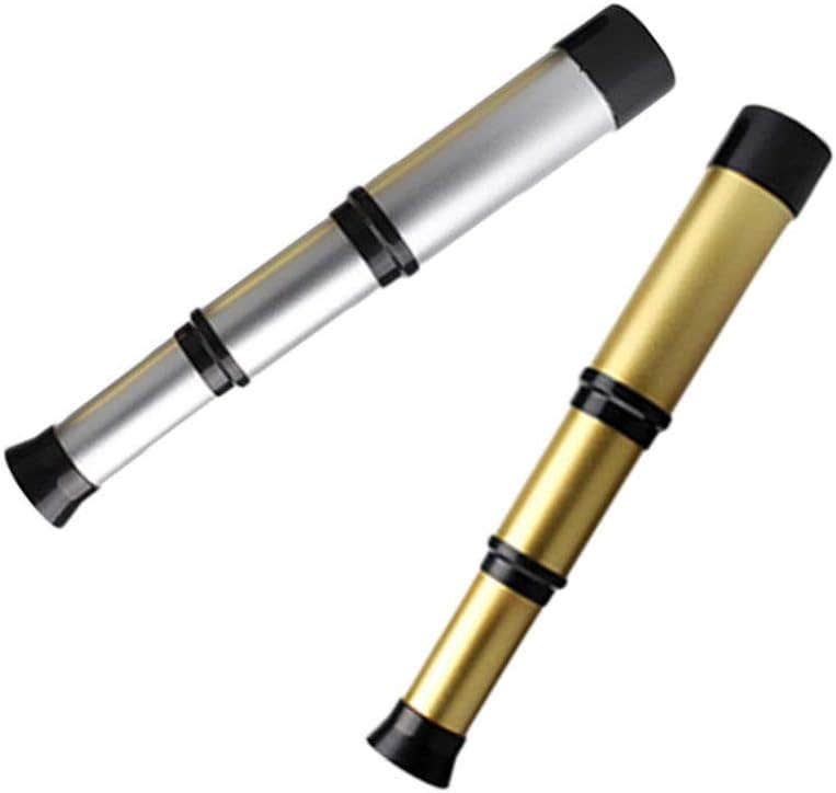Toddmomy Compact Design Stress Relief Toy, 2 Pieces - Gold Silver