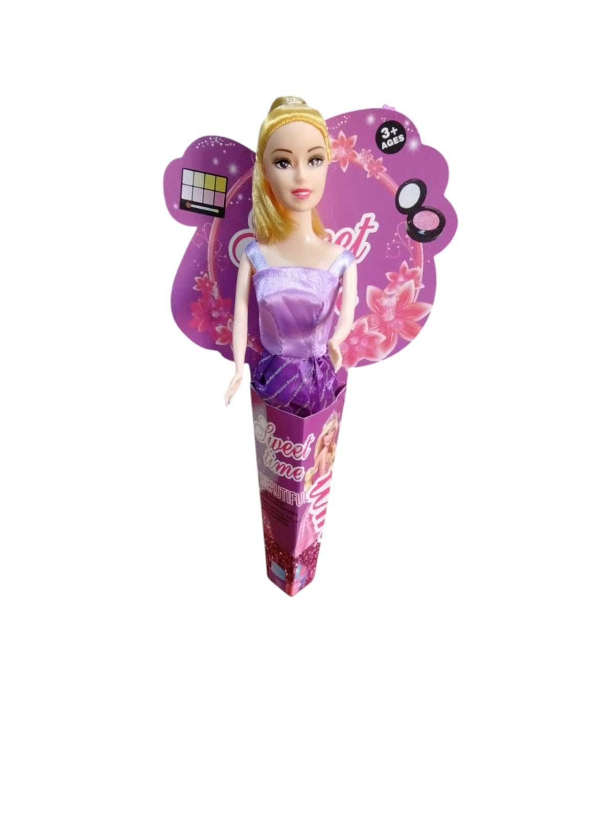 Alsafwa T-335-2 Doll Toy for Girls - Purple