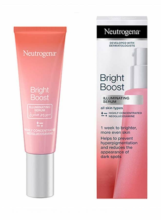 Neutrogena Bright Boost Illuminating Face Serum for All Skin Types - 30 ml