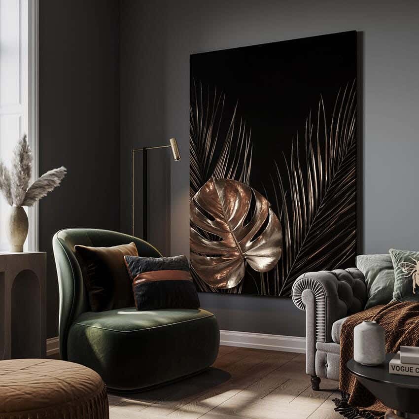 Galleria Tableau Natural Wood Printed Painting, 80x60 cm - Multicolor