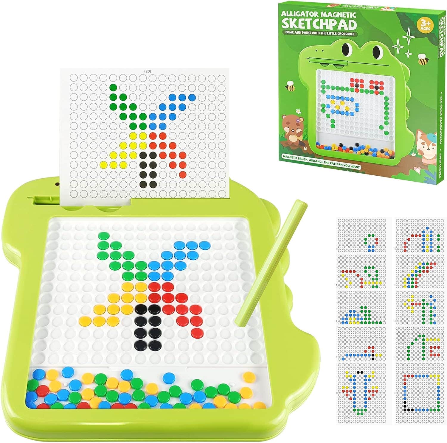 Gcvopton Magnetic Design Plastic Magnetic Drawing Board - Multicolor