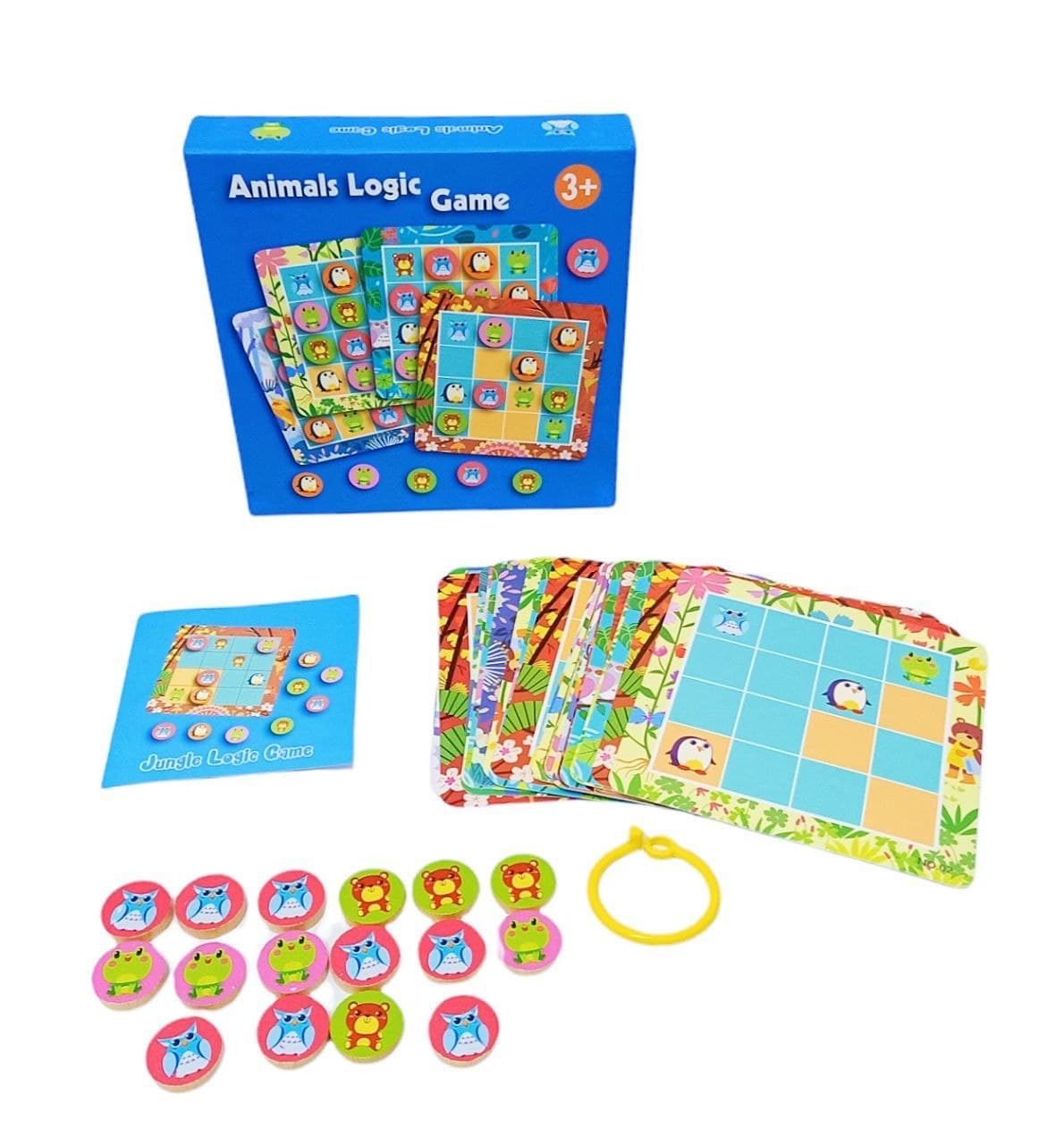 Alsafwa W37-43 Animals Sorting Toy for Unisex Children - Multicolor