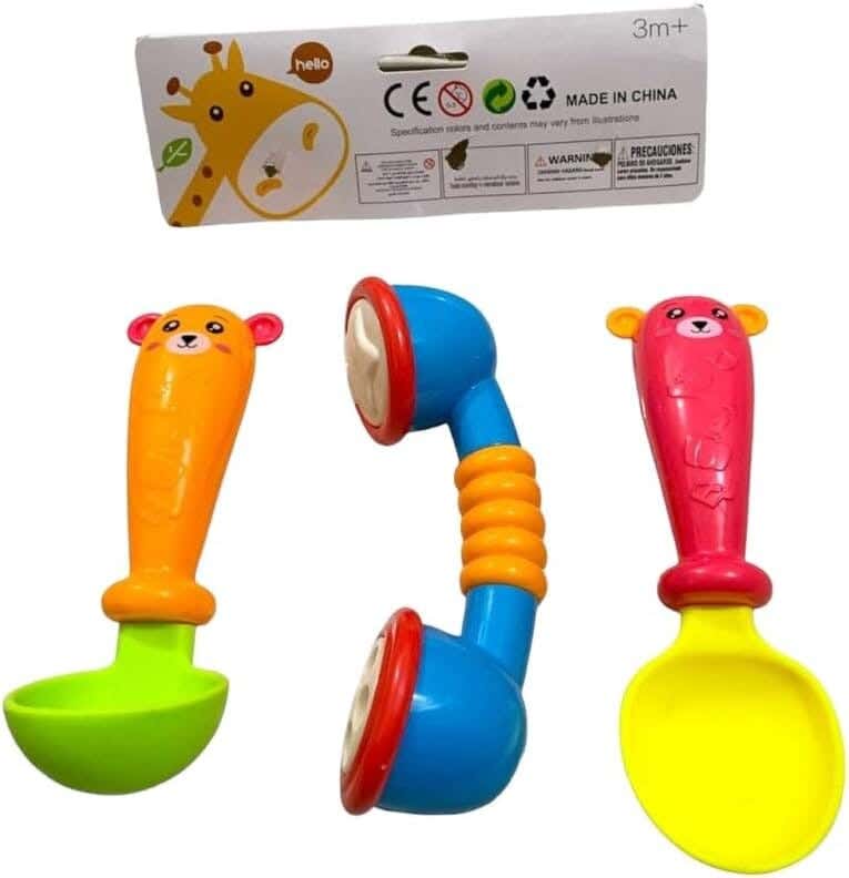 Alsafwa W25-59 3 Piece Baby Toy Bag - Multicolor