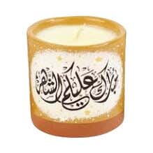 Pottery Aromatic Candle Handmade Pot, 6×6 cm - Brown