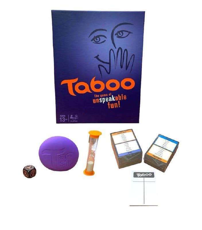 Alsafwa W37-81 Taboo Cards Toy for Unisex Children - Multicolor