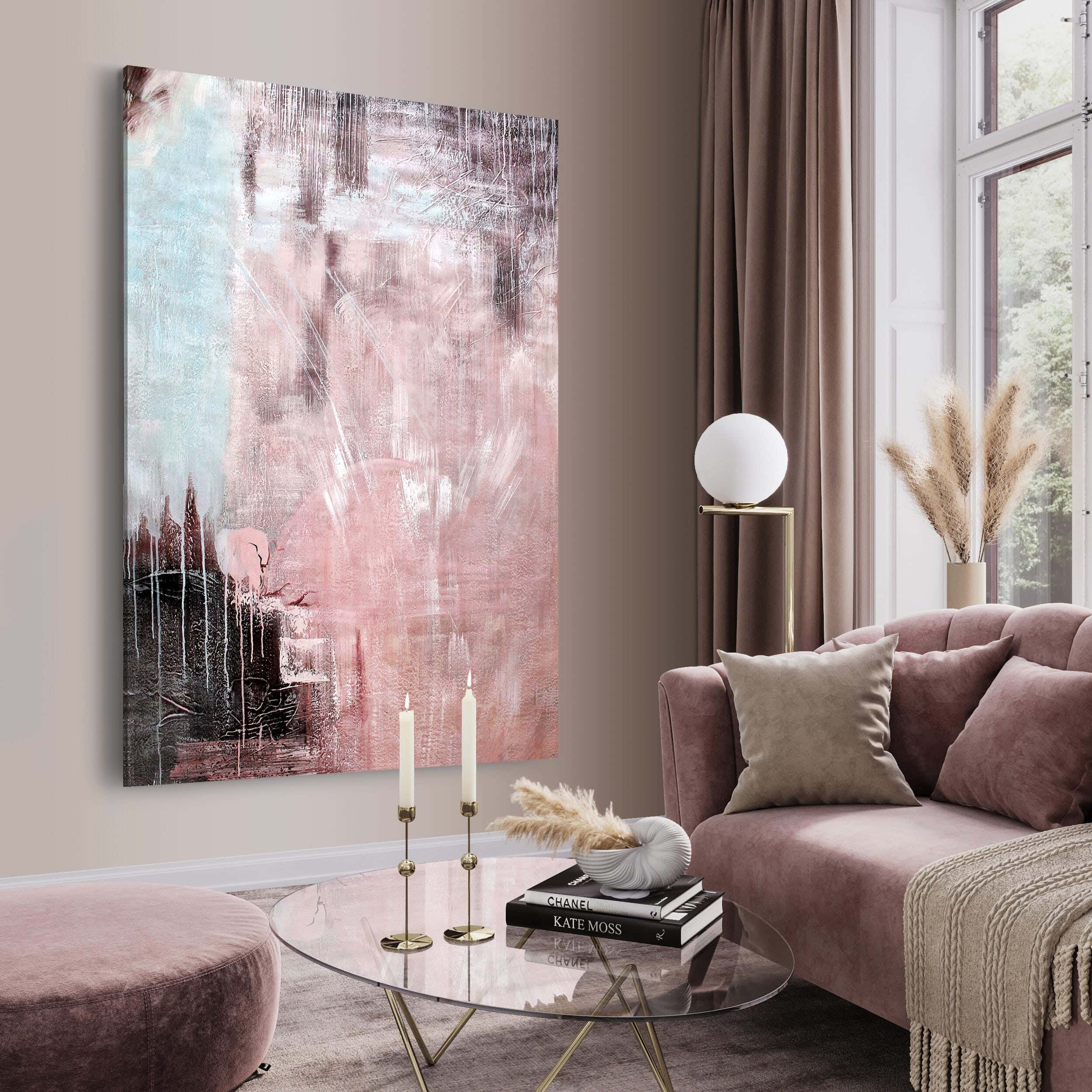 Galleria Tableau Natural Wood Printed Painting, 110x80 cm - Multicolor
