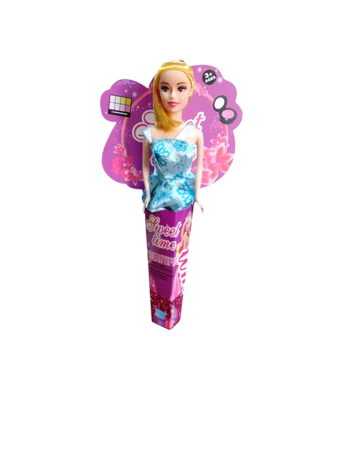 Alsafwa T-335-4 Doll Toy for Girls - Blue