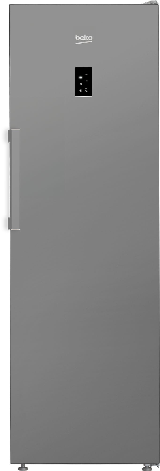 Beko RFNE313E13STIEG 9250000014 Upright Deep Freezer, 8 Drawers, No Frost, Digital - Silver