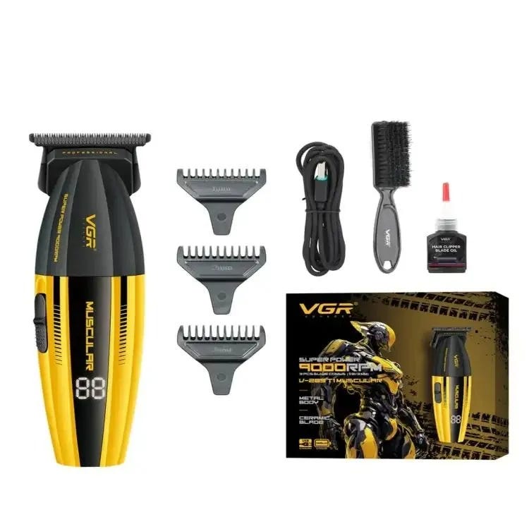 VGR V-285 T Hair Trimmer, 2000 mAh - Black Gold