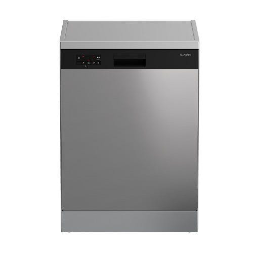 Ariston DFN436X Freestanding Dishwashers, 13 Place Settings, 60 cm, 5 Programs - Silver