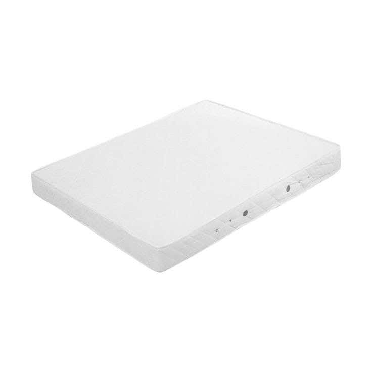 Connected spring mattress 195 x 100 x 25 cm - white