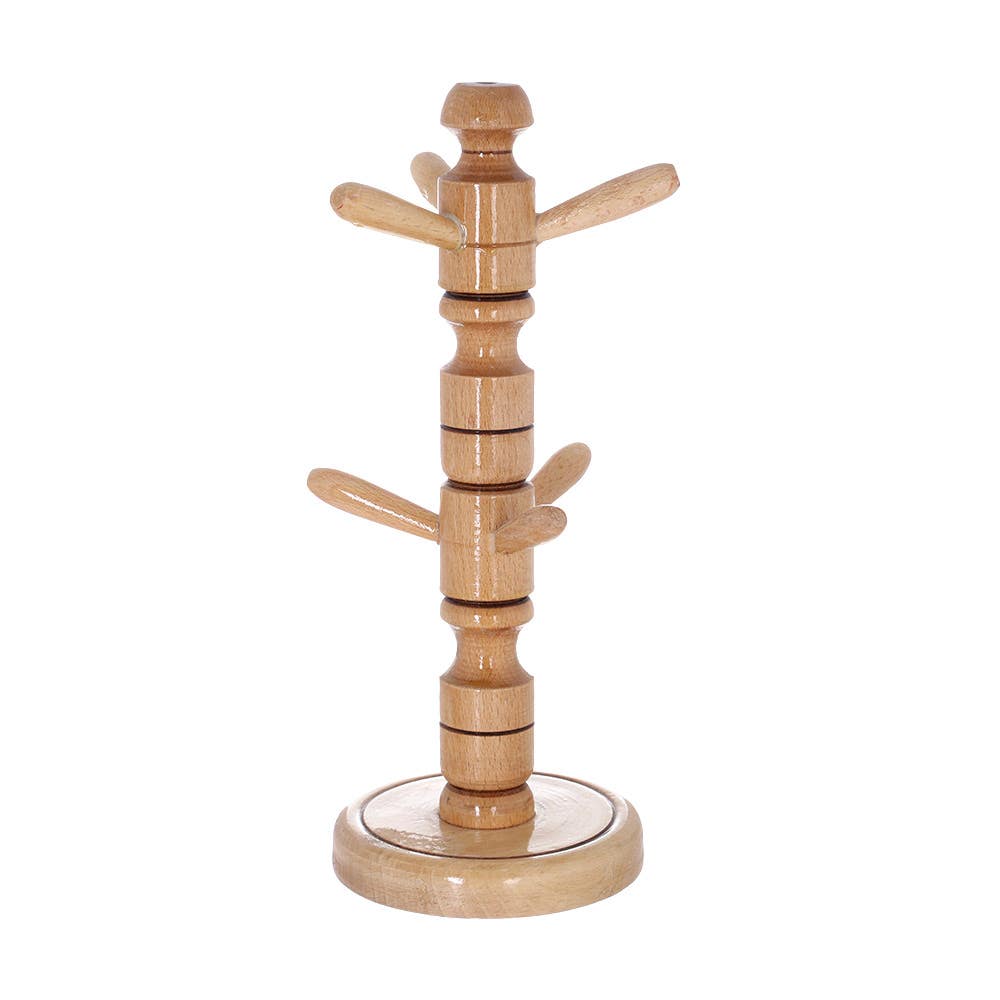 El Zahra Cups Holder, 6 Layers - Brown