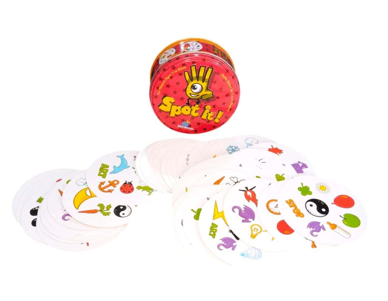 Alsafwa W37-95-4 Spot It Cards Toy for Unisex Children - Multicolor