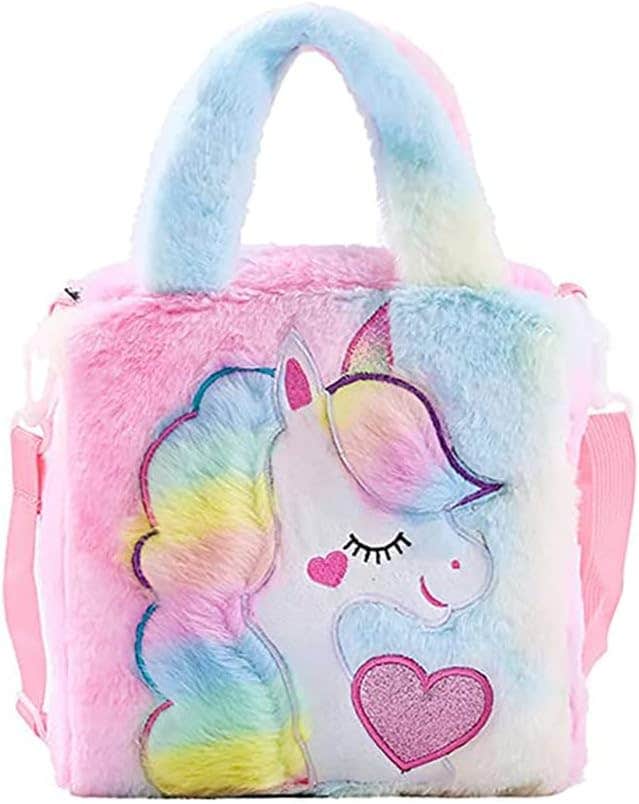 Terrifi Kids Colorful Unicorn Crossbody Handbag for Girls - Multicolor