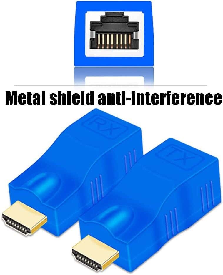 HDMI to 4K Adapter Cable for HDTVs, B-138 - Blue