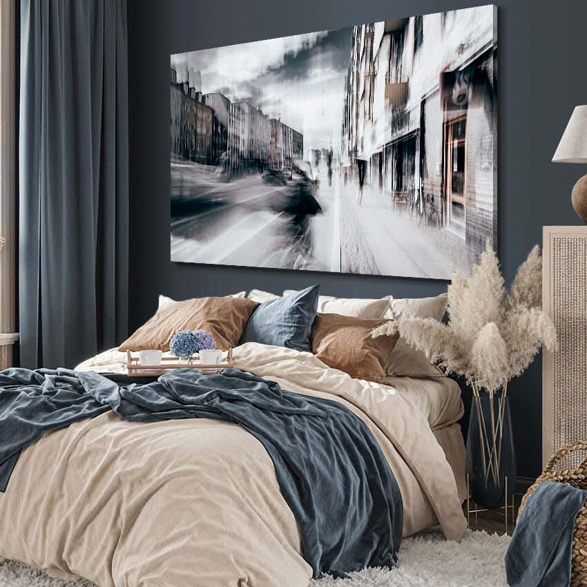 Galleria Tableau Natural Wood Printed Painting, 80x110 cm - Multicolor