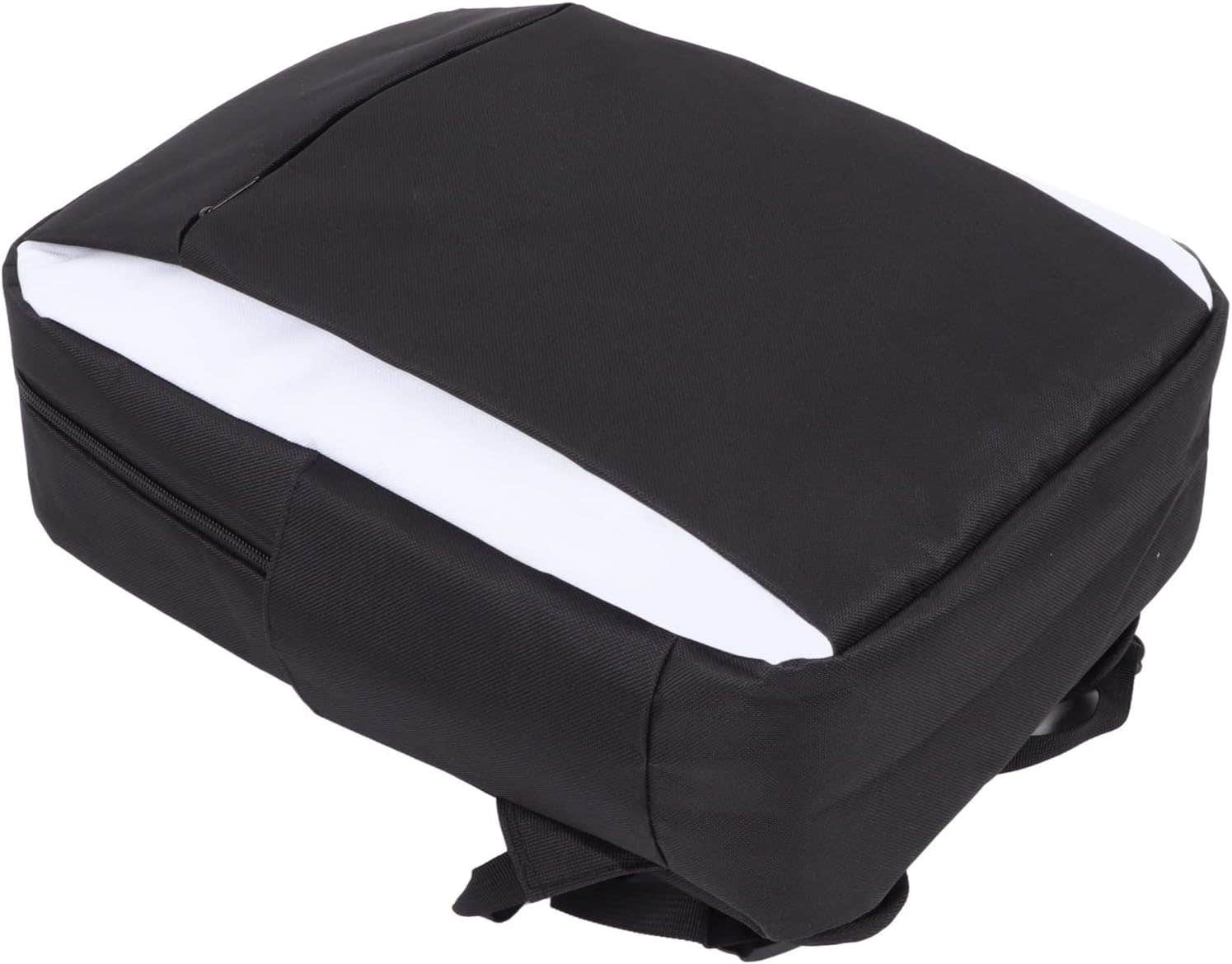 Deansh Shockproof Game Console Backpack for PlayStation 5 - Black White