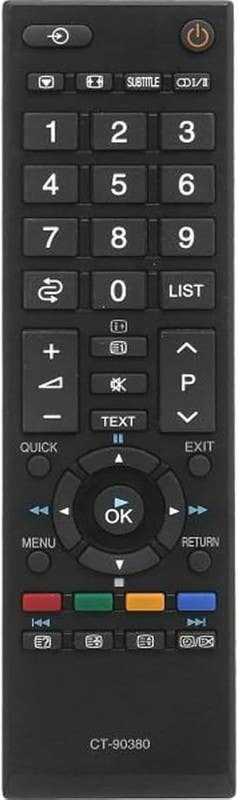Remote Control, Compatible With CT-90380 - Black