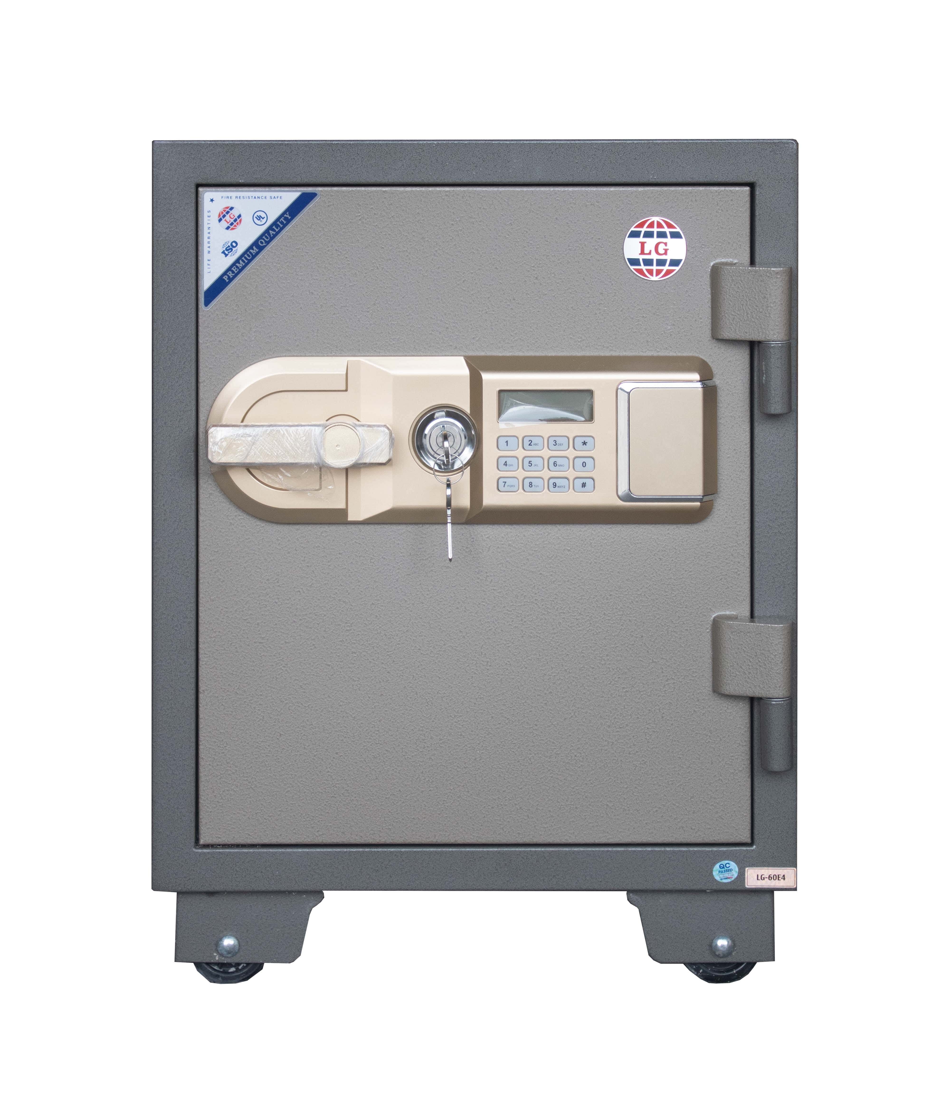 Lotfy Group LG Armored Steel Commercial Safe Weighing 92 Kg, 60 × 46 × 48.5 cm - Beige
